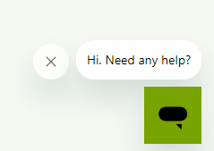 Rise High Green Help Button