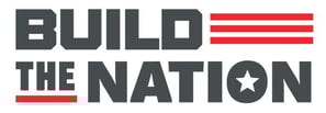 build the nation logo gray