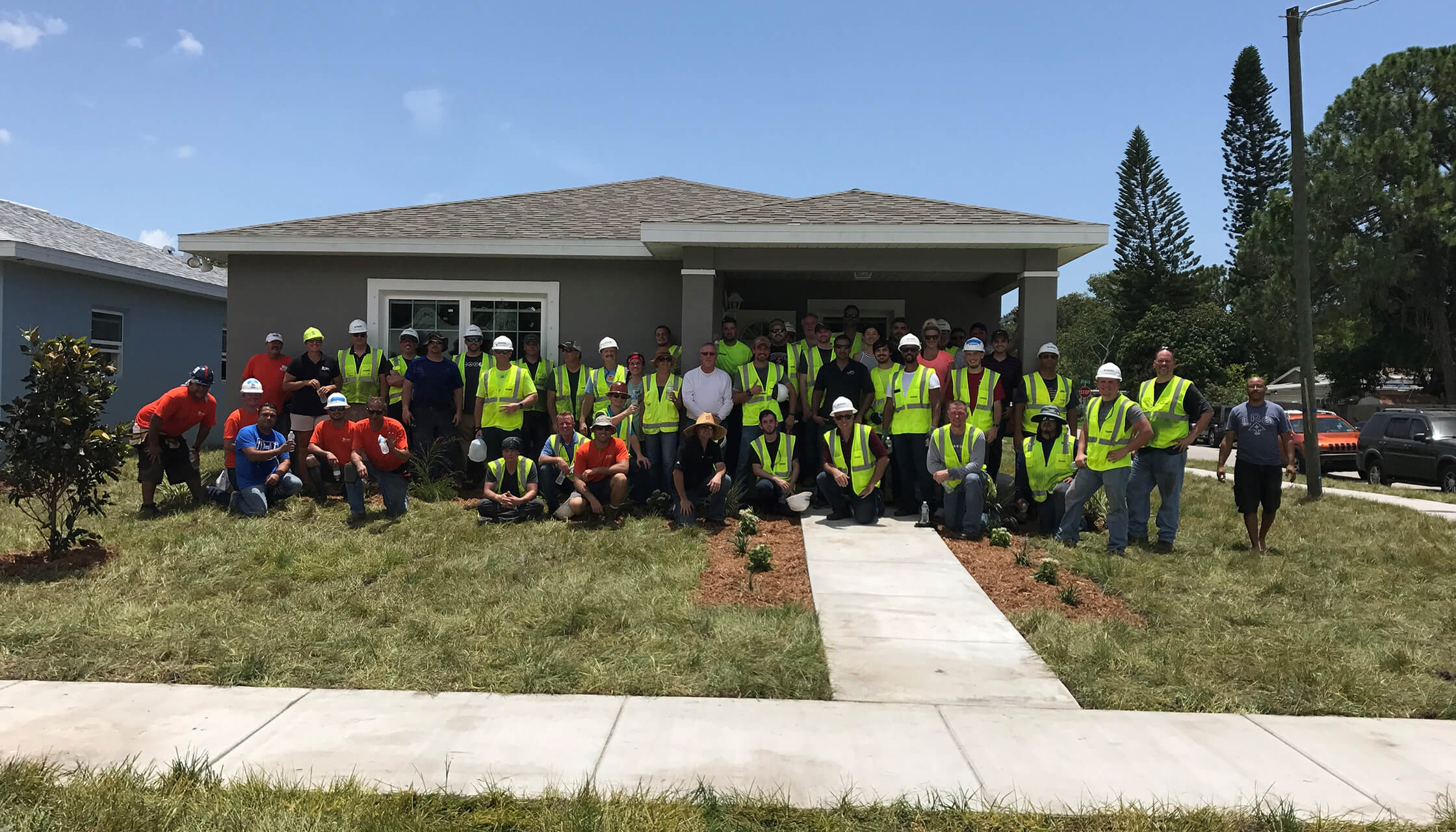 Building homes with helping hands