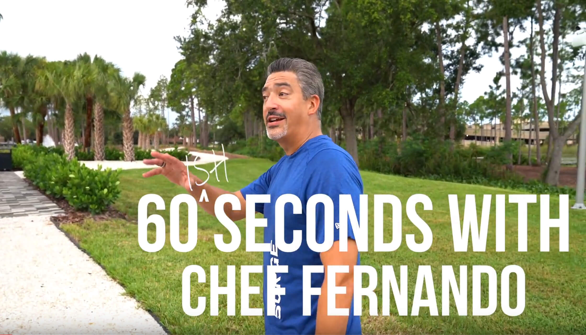 60-ish seconds with Chef Fernando!